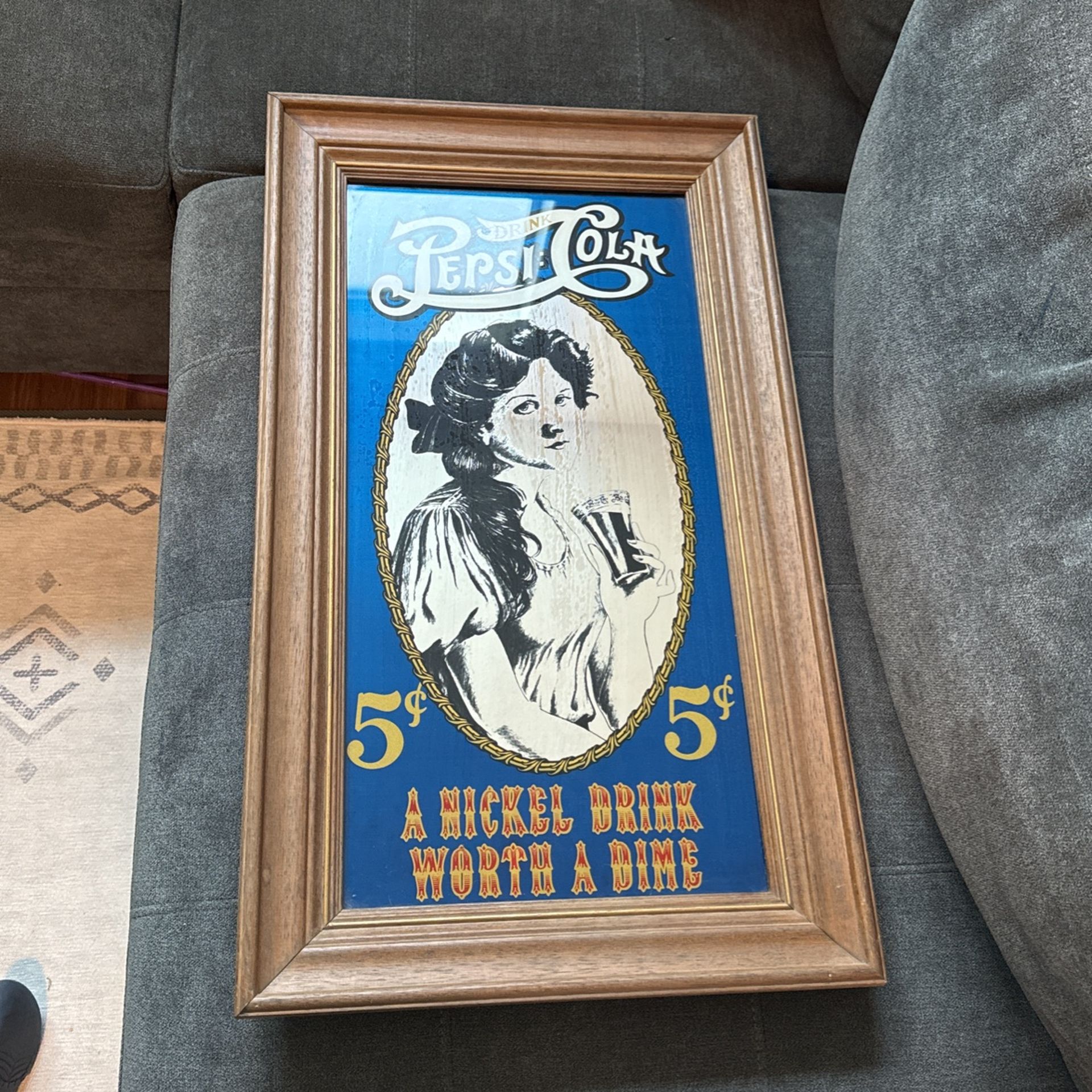 Vintage Pepsi Mirror