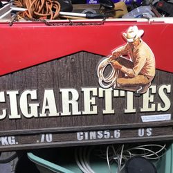 Vintage Cigarette Sign