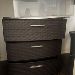 Brown storage Bin