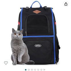 LOLLIMEOW Pet Carrier Backpack for Dogs and Cats,Puppies, Ventilated Mesh Window,Airline Approved,Designed for Travel, Hiking, Walking & Outdoor Use