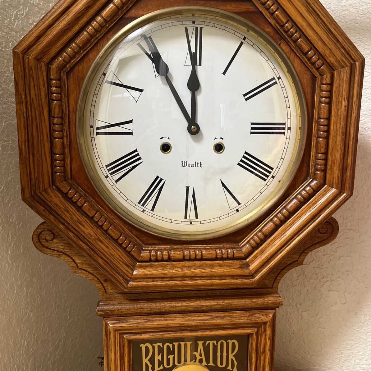 Wealth Regulator, Antique Wall Clock.