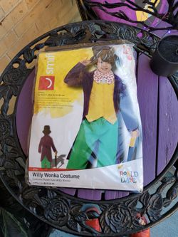 Willy Wonka Boys Deluxe Costume Sz 4-6 Years