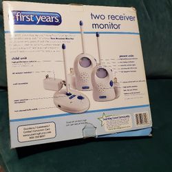 Baby monitor two receiver monitors like new