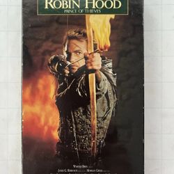 Robin Hood: Prince of Thieves (VHS, 1991) Kevin Costner Movie