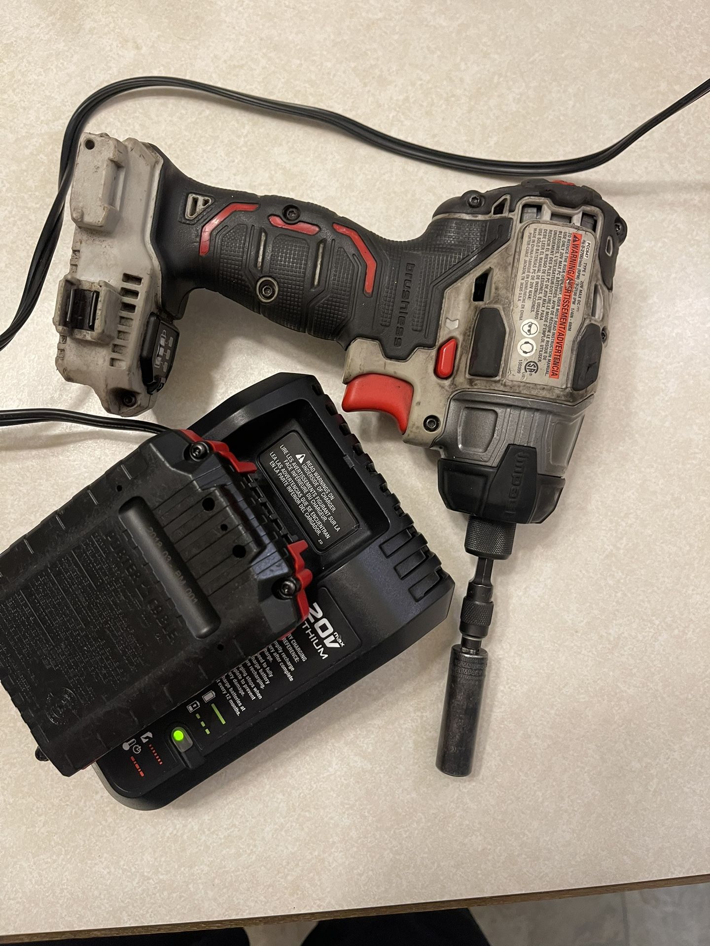 Porter Cable Brushless 1/4 impact