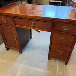 Simonson Computer Desk - Dark Cherry