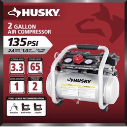 Husky Air Compressor 2 Gal