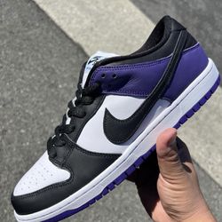 Nike SB Dunk Low Pro Court Purple Men’s Sizes 11.0