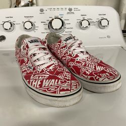 Lightly used Vans Authentic ‘OTW Repeat’ colorway Men casual sneakers size 11 Men US Red Vans Shoes