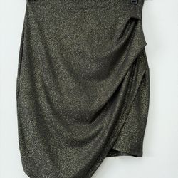 Gold Brown Glitter Chocolate Skirt 