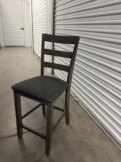 Counter Height Bar Stool with Upholstered Seat