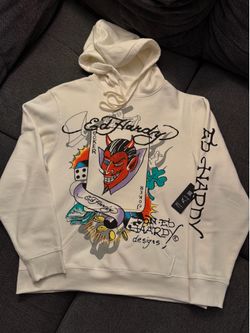 Ed Hardy Joker Graphic Hoodie