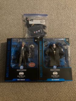 McFarlane Batman Returns Lot Batman, Max Shreck, Penguin