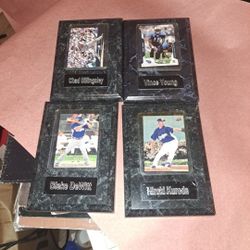 4 Baseball Cards 