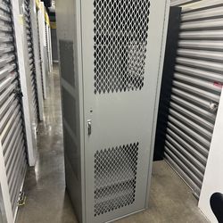 Heavy-Duty Ventilated Metal Equipment Cabinet – 5ft – Locking – Industrial