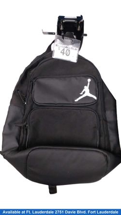 Jordan Black Backpack / Briefcase / Bag