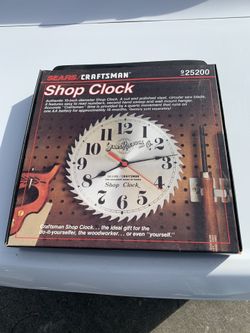 Sears wall clock, new, never used. $15.00