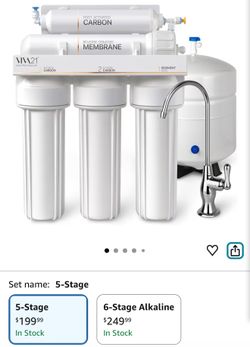 Viva21 reverse osmosis water system