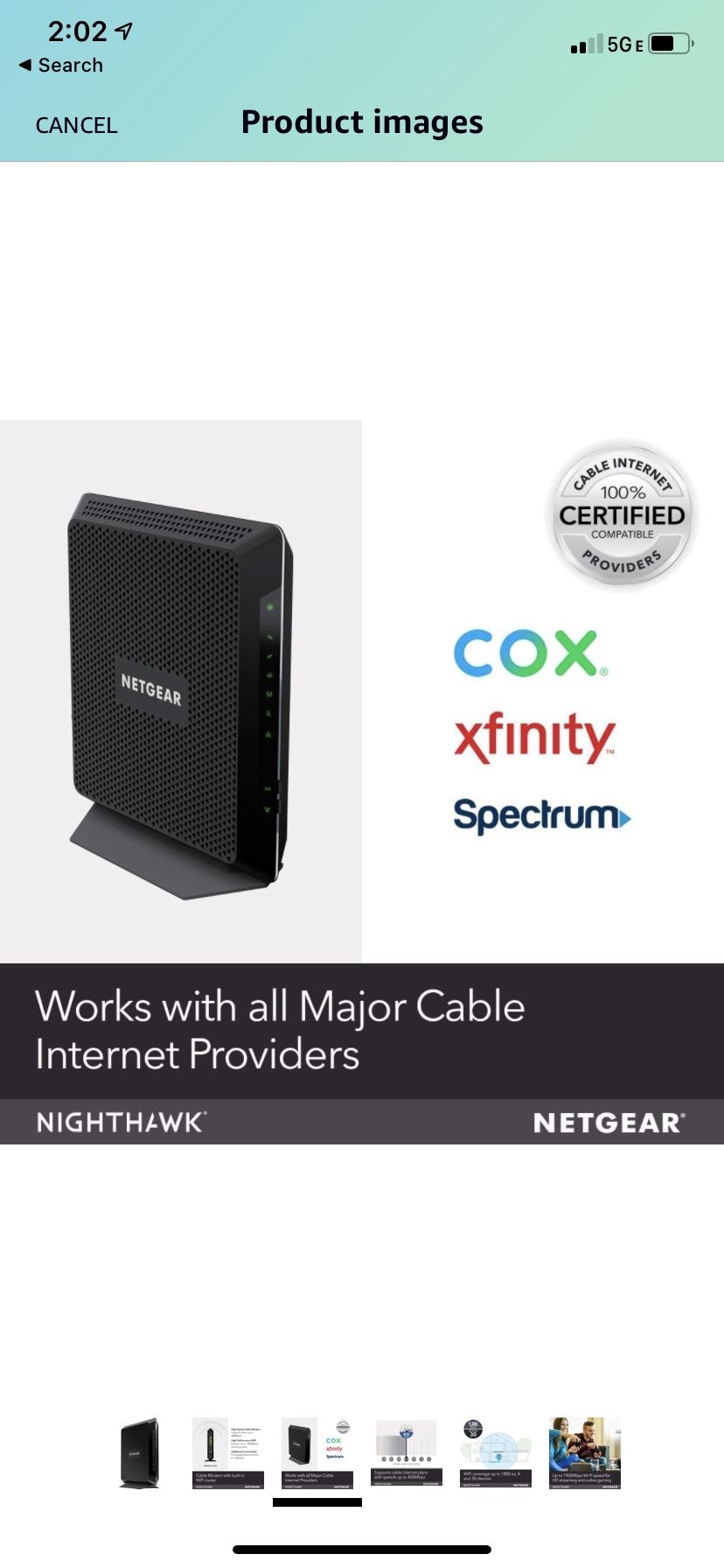 Net gear C7000v2 Modem / Router