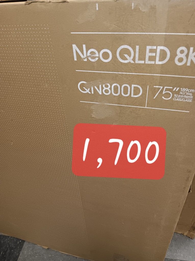 SAMSUNG 75"INCH NEO QLED 8K Q800D 