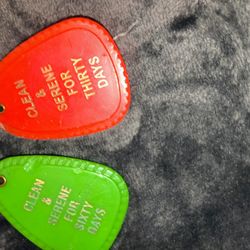 NA AA Sobriety Key Tags Celebrate Sober Time NA 