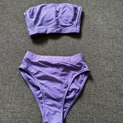 Small Purple 2 Piece Bathing Suit