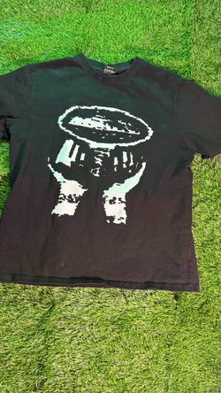 corteiz Black Graphic T-Shirt Size Large