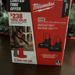Milwaukee M12 XC 6.0 Battery Pack  