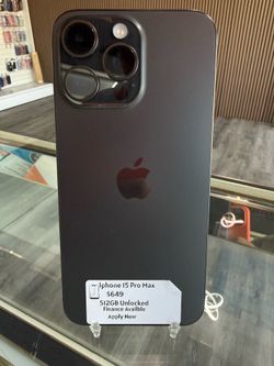 iPhone 15 pro Max 512gb black