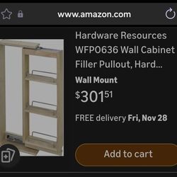 Spice Rack Pull Out Cabinet Wood