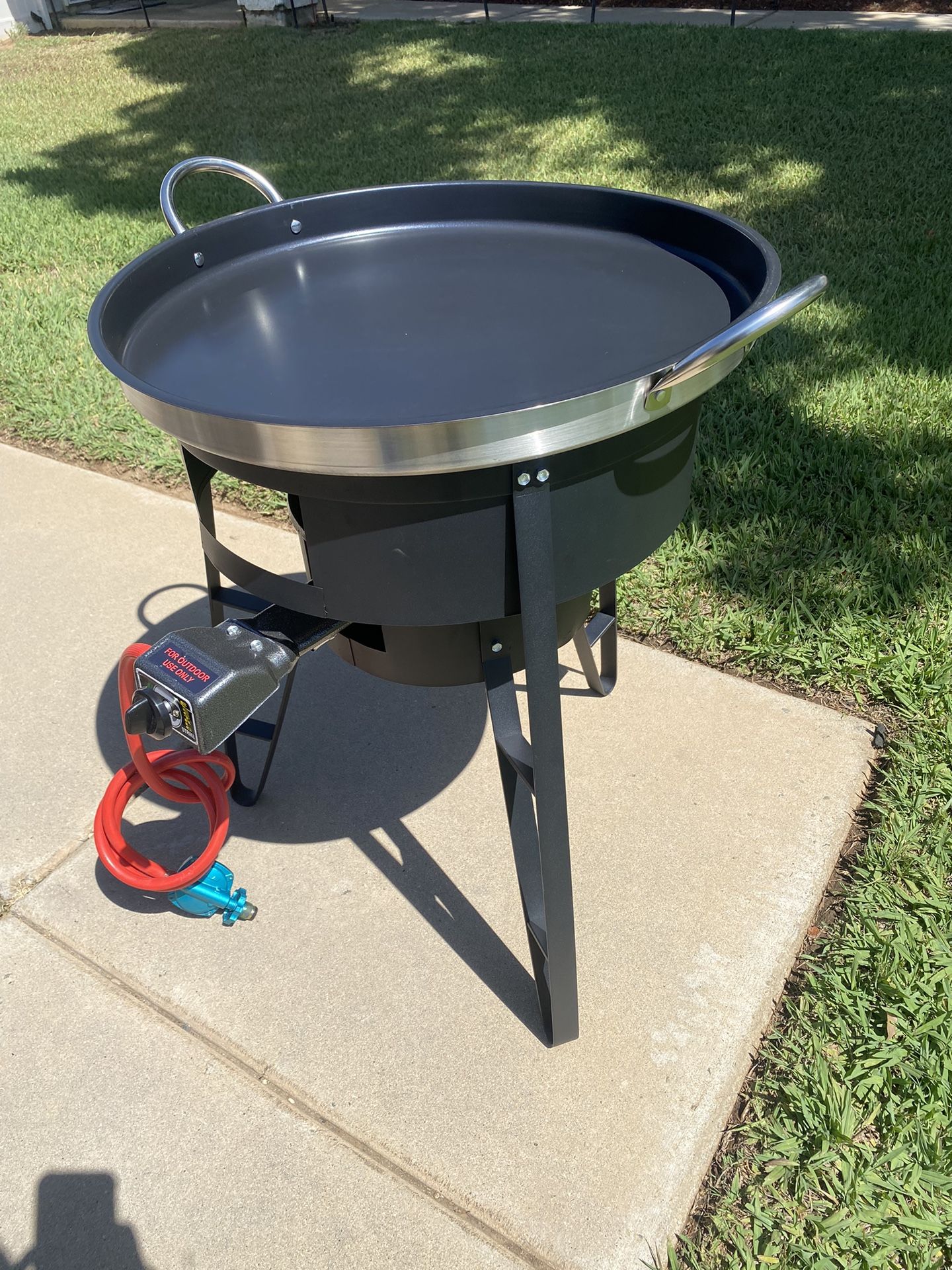 Teflon Comal Con Base Y Quemador