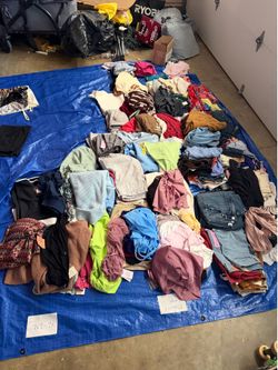 Clothing sale, most items $4 each