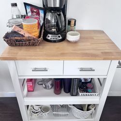 Farmhouse Kitchen Island Cart 
