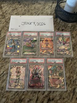 Dragonball PSA 10 slabs