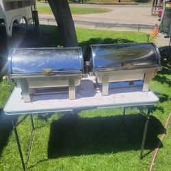 Covered chaffer pans