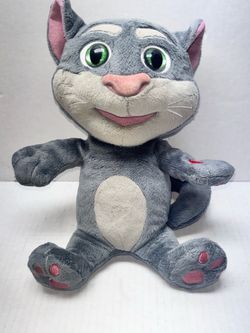 Official Talking Tom Plush Talkback Animated Soft Cuddly Toy 10" Soft Toy Plush