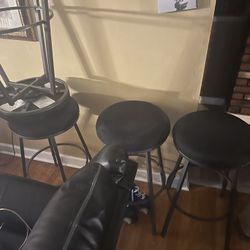 Suede Bar Stools