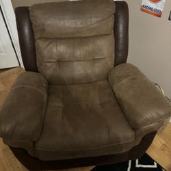 Reclining Sofa With Matching Chair 