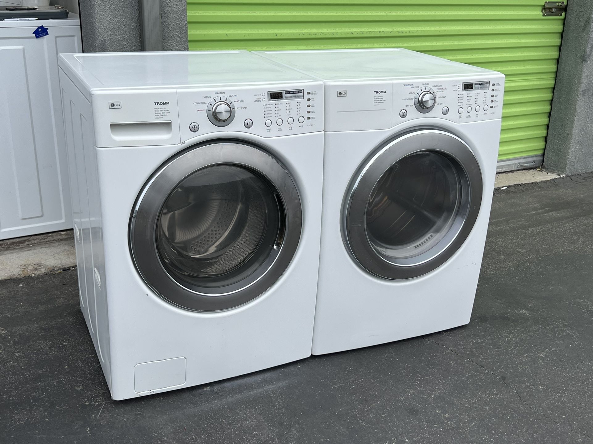 LG Dryer And Washer Set Gas