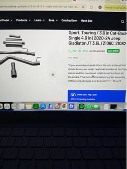 jeep gladiator exhaust corsa