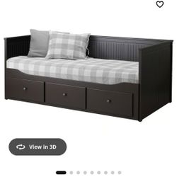 Twin IKEA bed With 3 Drawers  