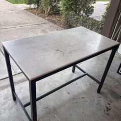 White Marble Kitchen Island/Table