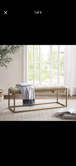 Like New Upholstered Bench