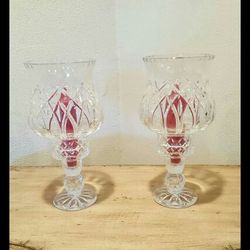 crystal candle holder