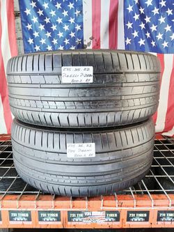 ✅ 2 USED TIRES 275/35ZR20 PIRELLI PZERO MAX PERFORMANCE PZ4 RUN-FLAT 2753522