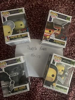 Treehouse Of Horror Funko Pops 