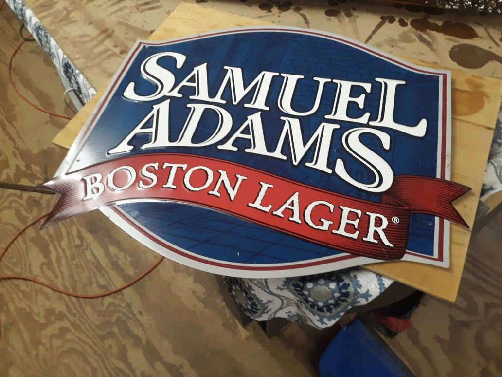 Samuel Adams Boston Lager Sign