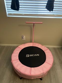 BCAN Mini Trampoline with Handle Bar