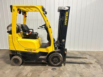 2014 Hyster 5,000 LB Forklift – Model S50FT – LPG Propane – Cushion Tires