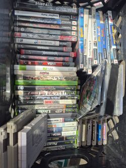 Storage find  50+ games, nes, ps2, ps3, xbox etc